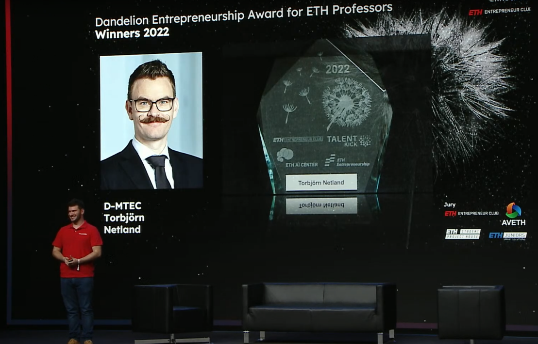 announcement of Dandelion Award winner Torbjörn Netland at Launch / AI+X Summit 2022