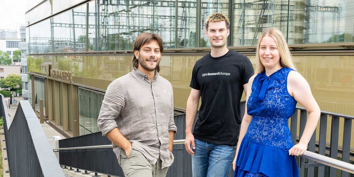 PhD Fellows Orestis Oikonomou, Levi Lingsch, and Kristina Nikolic